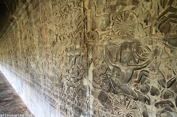 Angkor Wat Mahabharat wall