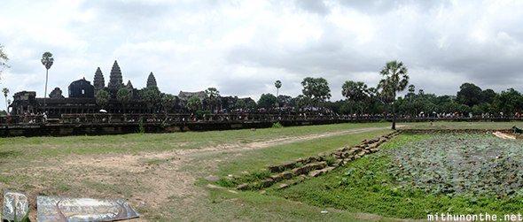Angkor wat pool Cambodia