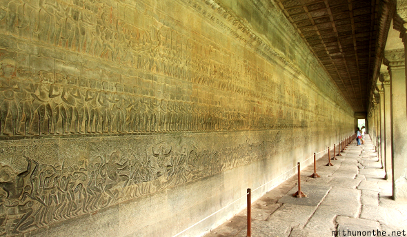 Heaven and hell corridor Angkor Wat