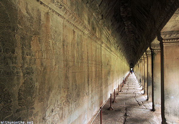 Mahabharata carvings Angkor Wat