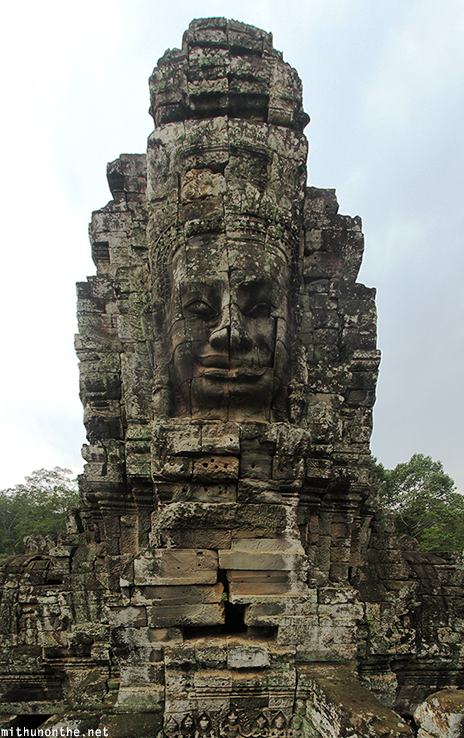 Bayon face tower Siem Angkor