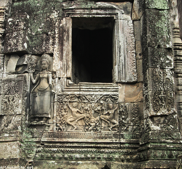 Bayon temple sculpture Siem Reap
