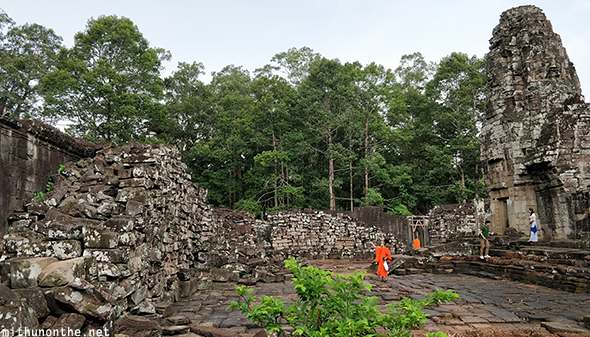 Bayon temple stones Cambodia