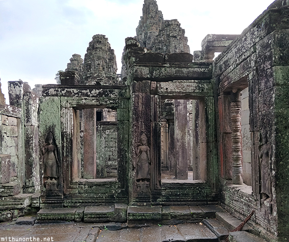 Inside Bayon temple Cambodia
