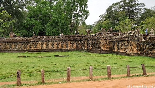 Terrace of elephants Angkor Cambodia