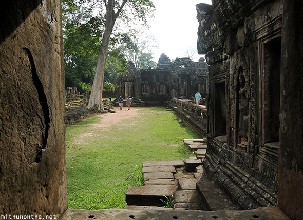 Banteay kdei window Siem Reap