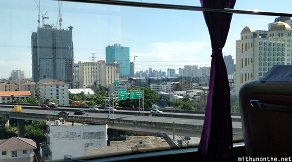 Construction Bangkok from bus