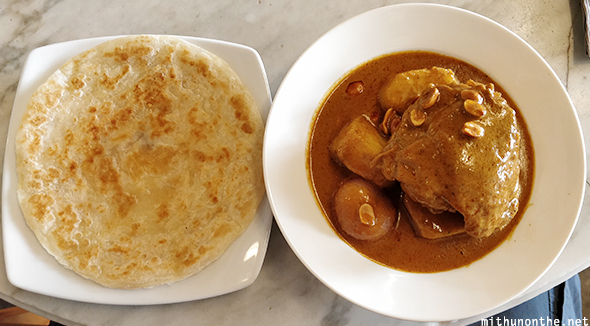 Prata and massaman curry
