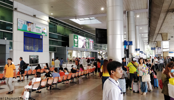 Ho Chi Minh City airport arrivals area