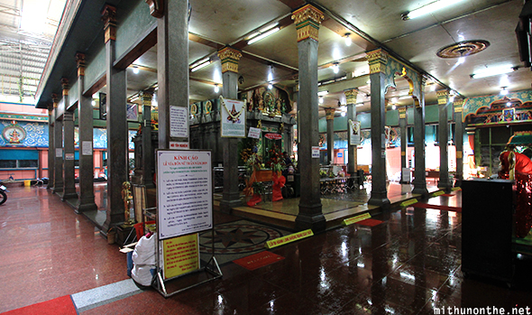 Inside Mariamman hindu temple Vietnam