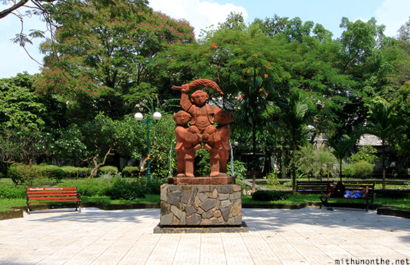 Tao Dan park sculpture Vietnam