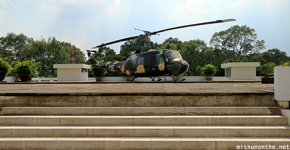 Helicopter Independence palace Vietnam