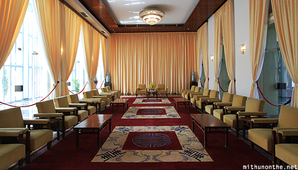 Meeting hall reunification palace Vietnam