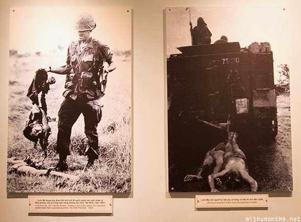 Violent photos Vietnam war US soldier