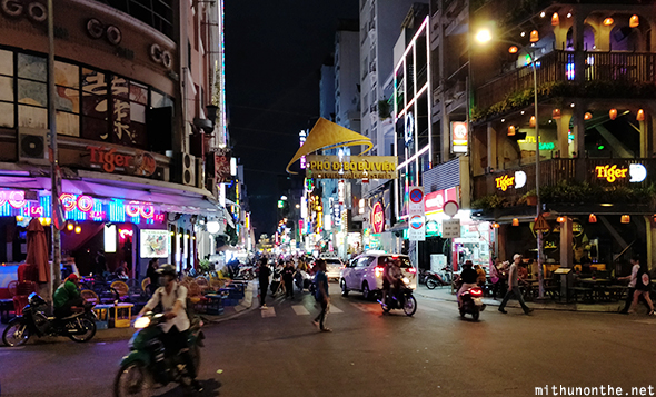 Bui Vien street nightlife district