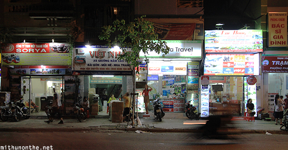Tour companies Bui Vien street Saigon