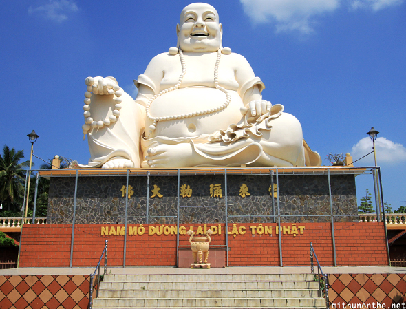 Laughing buddha statue Vietnam
