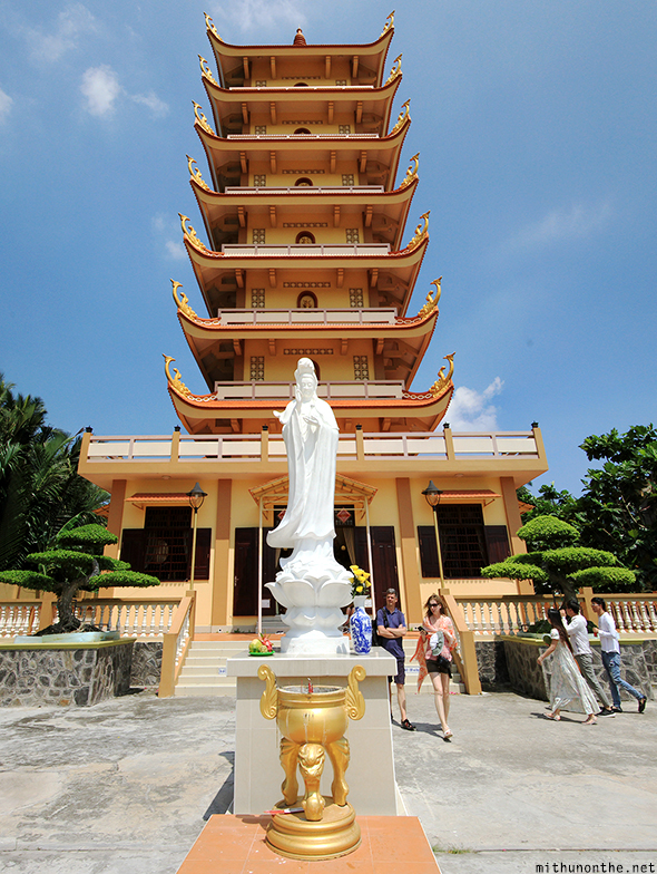Vinh Trang pagoda My Tho Vietnam