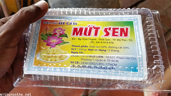 Lotus seeds Mut Sen Vietnam