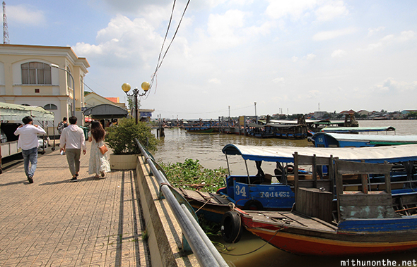 Tien river dock Vietnam