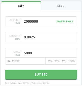 how to buy bitcoin in wazirx