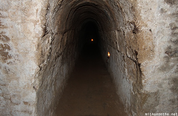 Cu Chi underground tunnel Vietnam