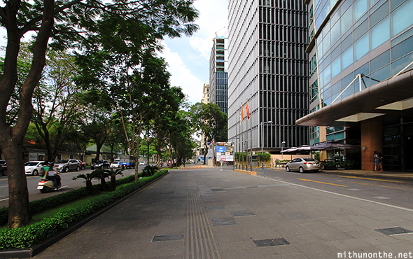 District 1 Saigon city pavement