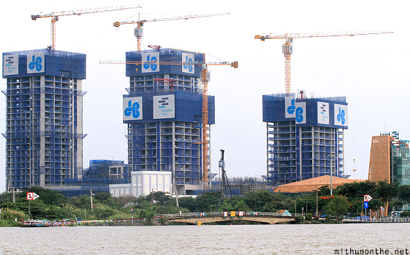 Empire City construction Saigon Vietnam