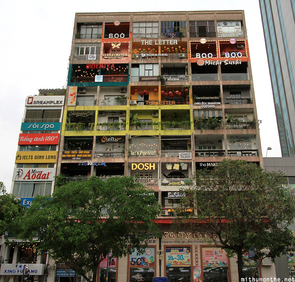 The Café Apartment building Saigon Vietnam