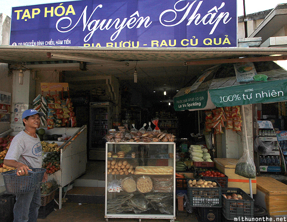 Local grocery store Mui Ne Vietnam