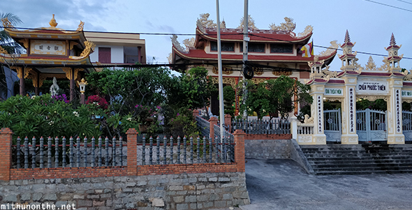 Buddhist temple Mui Ne Vietnam