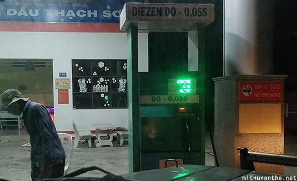 Mui Ne Vietnam petrol pump