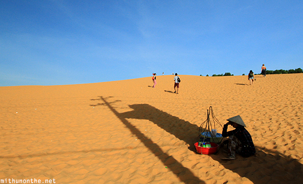 Mui Ne red sand desert Vietnam