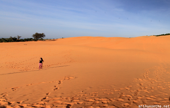 Red sand desert Mui Ne Vietnam