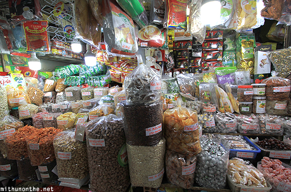 Cashewnuts Tan Dinh market Ho Chi Minh city