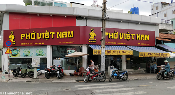 Pho Vietnam Tan Dinh Saigon restaurant