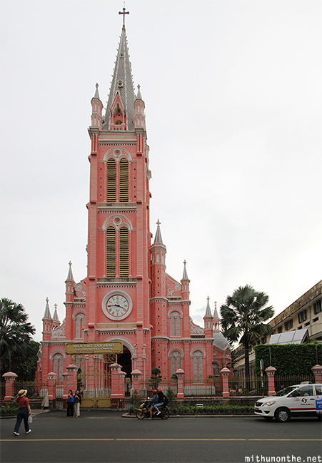 Pink Tan Dinh Catholic church Vietnam