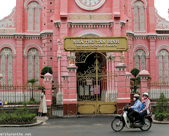 Tan Dinh pink church Saigon