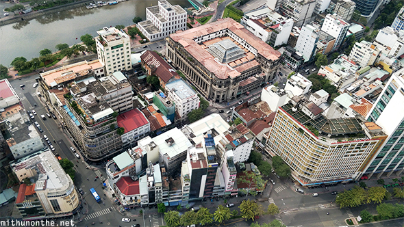 Ho Chi Minh City aerial view