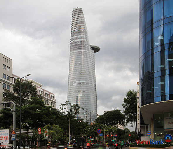 Bitexco tower from Vietin bank