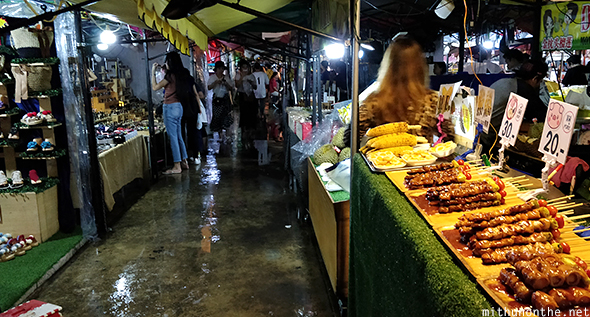 Shop stalls Ratchada Rodfai market Bangkok