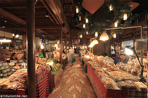 Market stalls Iconsiam Bangkok Thailand