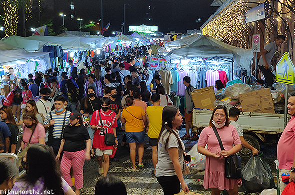 Tutuban night market crowd Manila