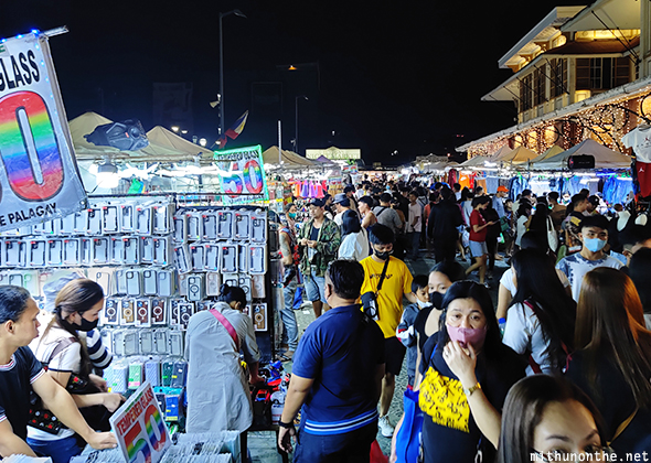 Tutuban night market stalls Manila