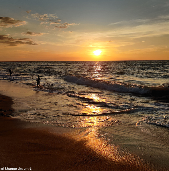 Sunset Liwliwa beach Zambales Philippines
