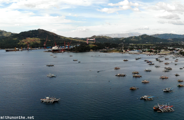 Subic bay port fishing boats Zambales