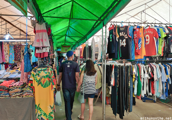 Clothes stalls Sidcor Sunday market