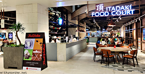 Itadaki food court Mitsukoshi BGC Manila