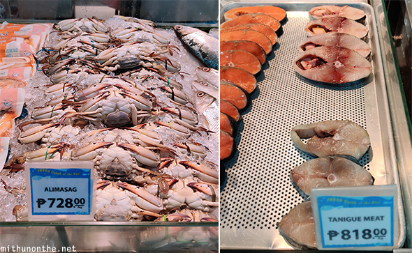 Crab seer cost SM supermarket Manila