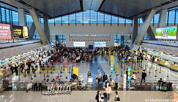 Ninoy Aquino International Airport morning check-in